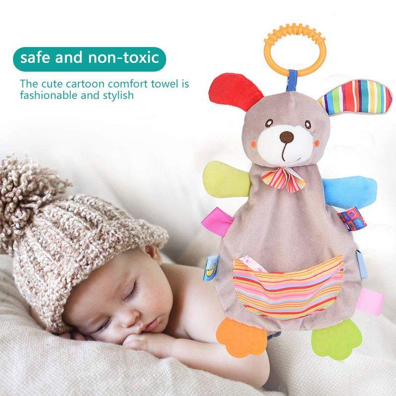 Set 2 Mordedor Peluche Denticion Sensorial Suave Bebe Lau-3