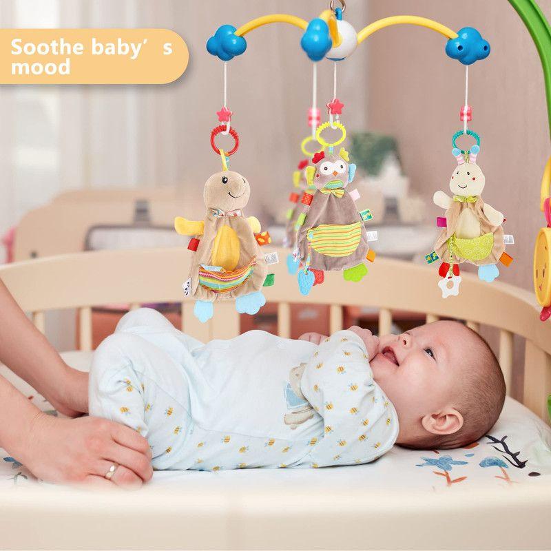 Set 2 Mordedor Peluche Denticion Sensorial Suave Bebe Lau-6