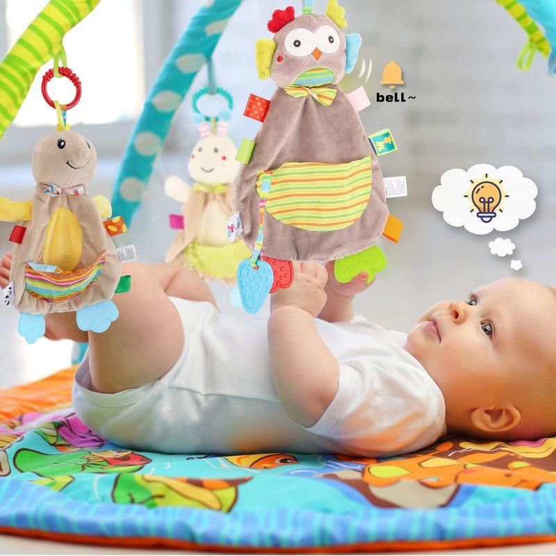 Set 2 Mordedor Peluche Denticion Sensorial Suave Bebe Lau-9