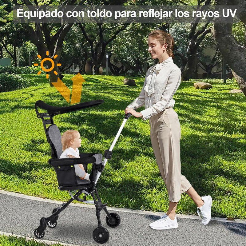 Coche Plegable Compacto Reversible 1 a 5 Años Bebes Lau-3