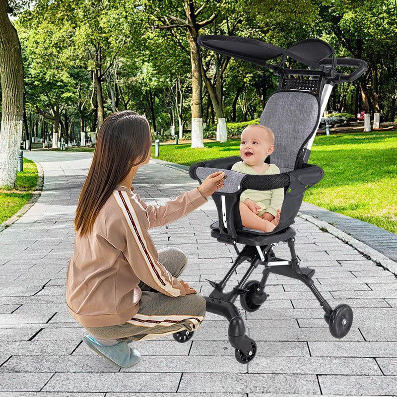 Coche Plegable Compacto Reversible 1 a 5 Años Bebes Lau-4