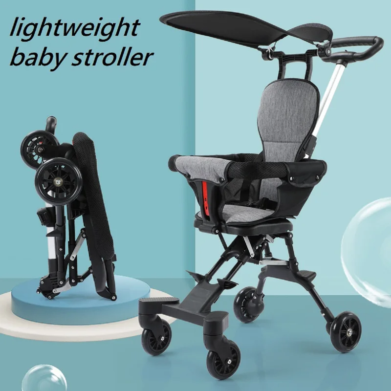 Coche Plegable Compacto Reversible 1 a 5 Años Bebes Lau-7