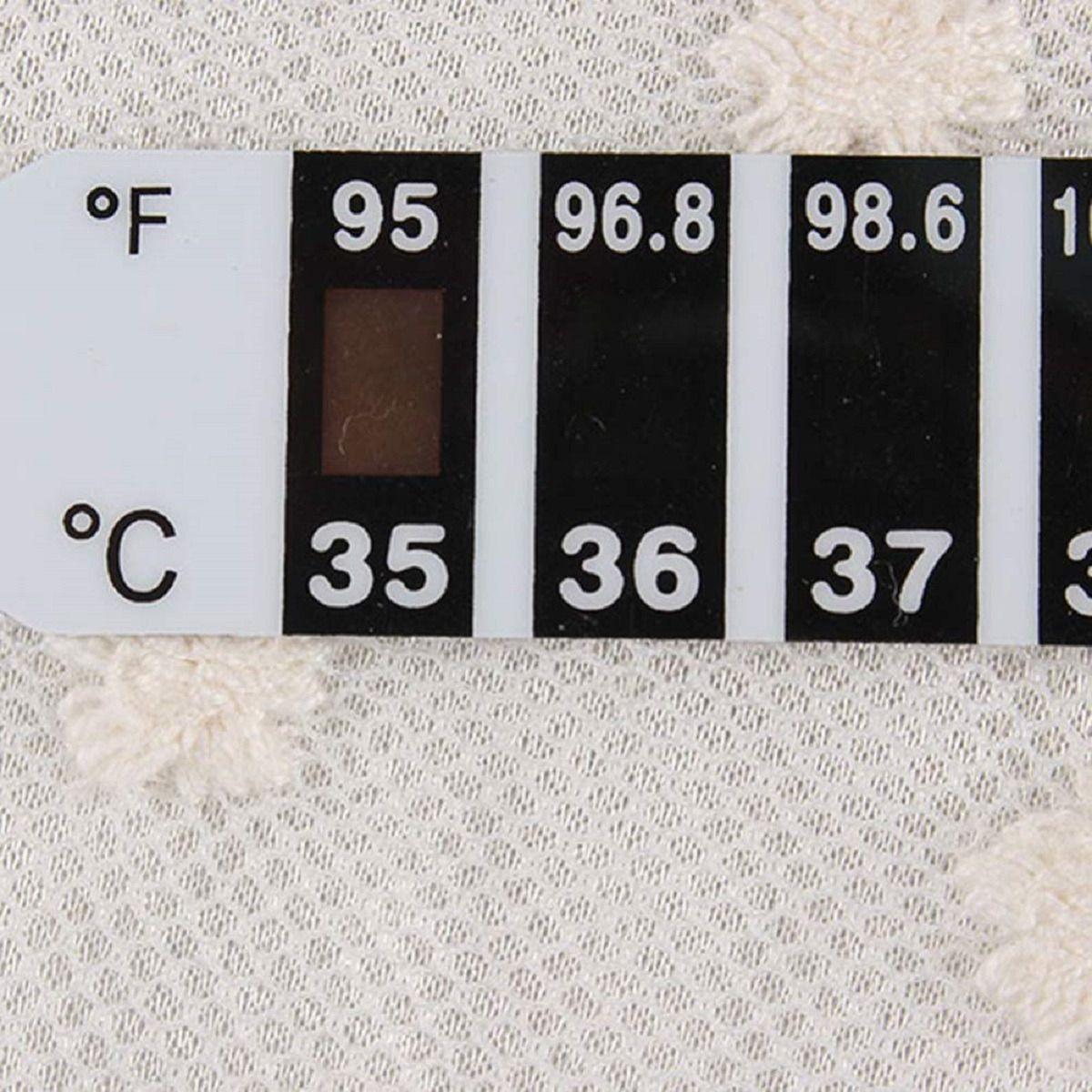 Termómetro 50 Tiras Reutilizable Fiebre Niño Adulto Lau-5