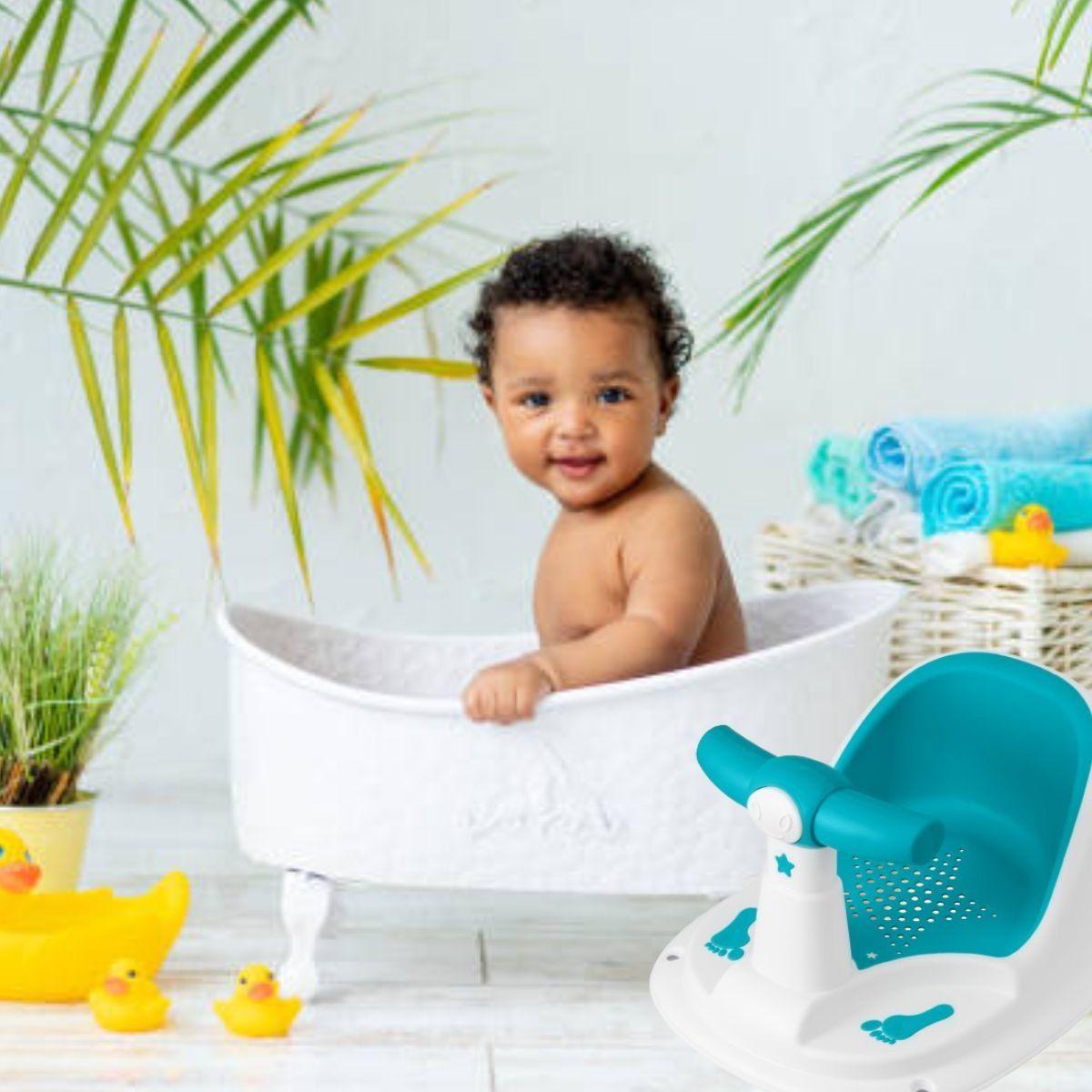 SILLA DE TINA BAÑERA ASIENTO RESPALDO ERGONOMICO BEBES LAU-7
