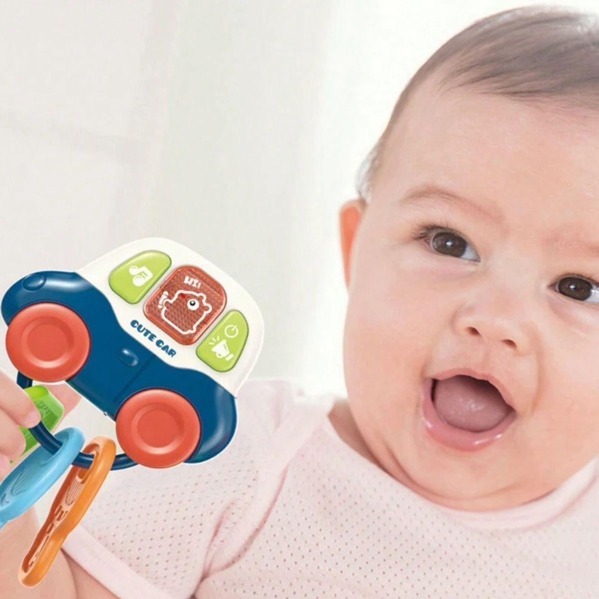JUGUETE SONAJERO DENTICION TIPO LLAVES PARA BEBE LAU-9