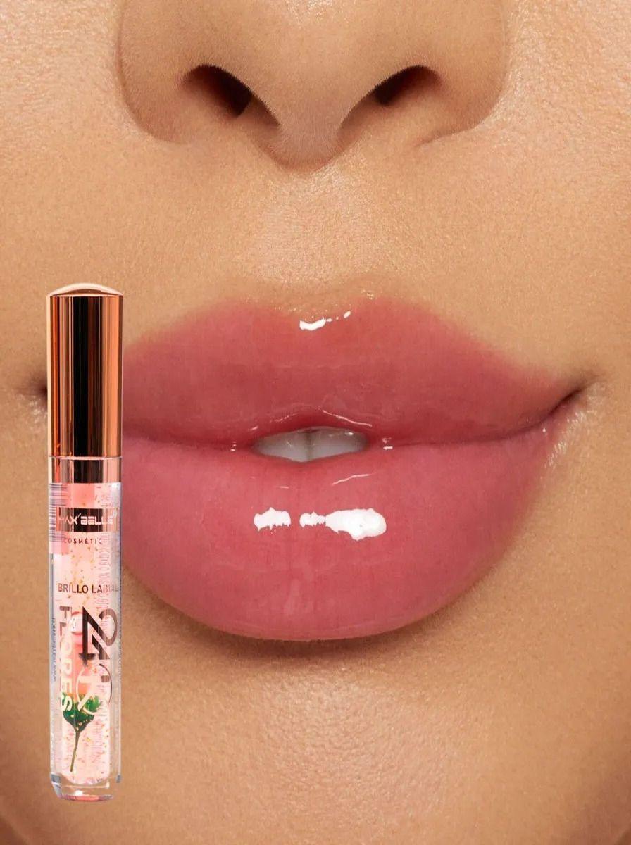 Pack 2 Brillos Labial 24K Gold Flower Magico Gloss Lau-3