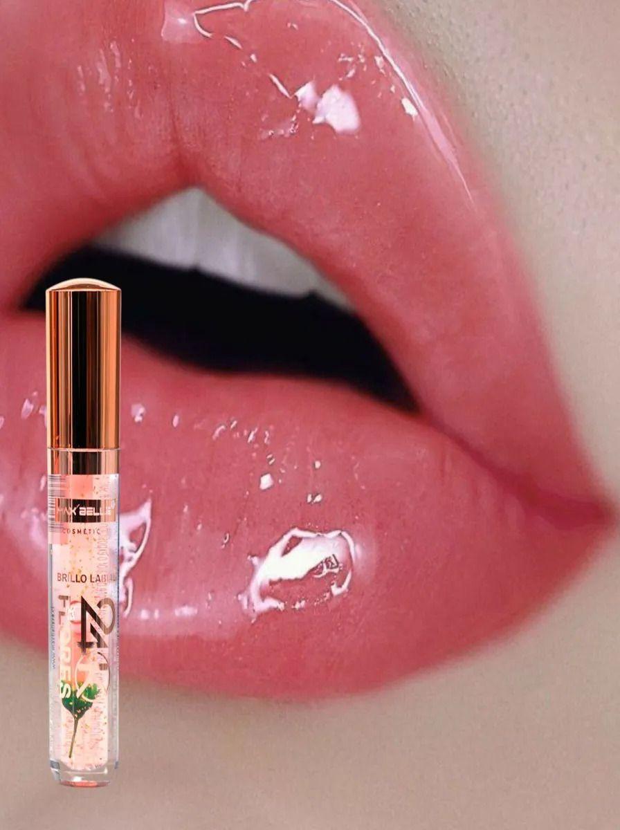 Pack 2 Brillos Labial 24K Gold Flower Magico Gloss Lau-4
