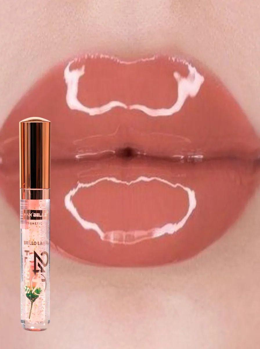 Pack 2 Brillos Labial 24K Gold Flower Magico Gloss Lau-5