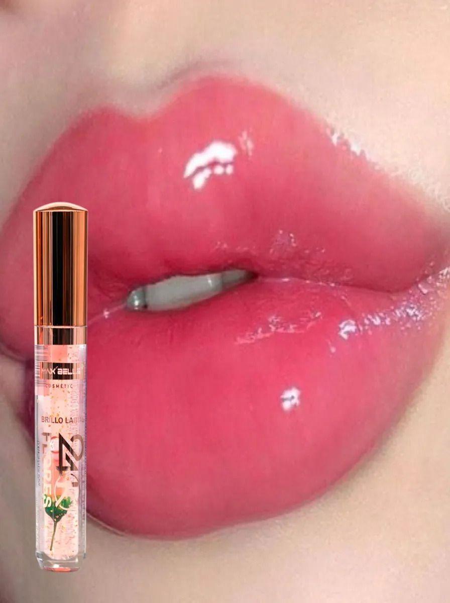 Pack 2 Brillos Labial 24K Gold Flower Magico Gloss Lau-6