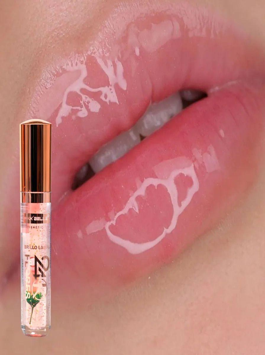 Pack 2 Brillos Labial 24K Gold Flower Magico Gloss Lau-7