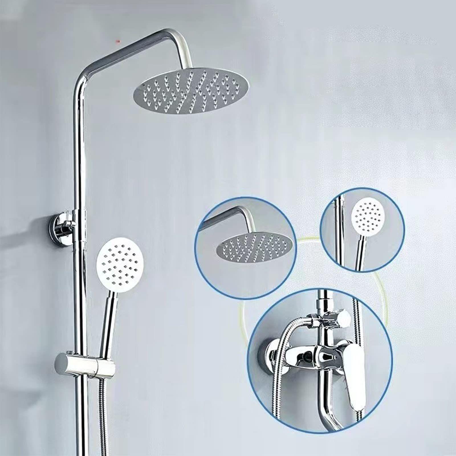 Grifo Ducha Cabezal Rociador Mano Ajustable Boquilla Rondon-6