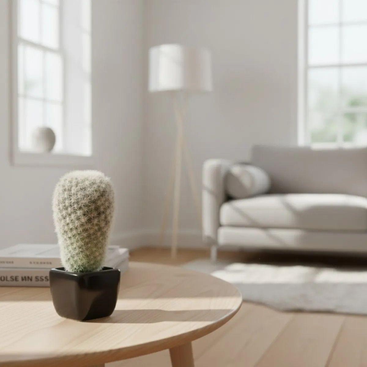 Planta Artificial Decorativa Cactus Ornamental Botánica Jhn-6