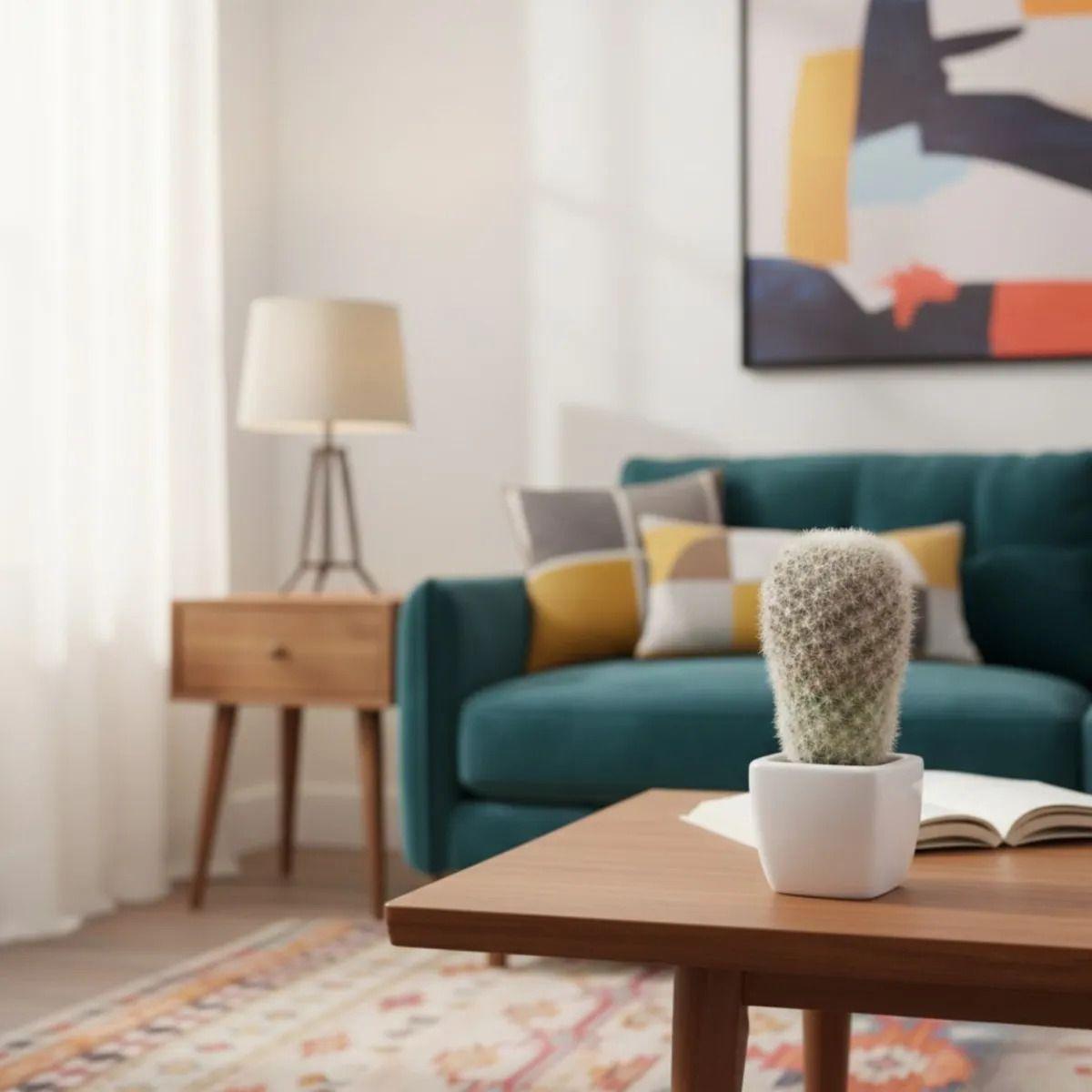 Planta Artificial Decorativa Cactus Ornamental Botánica Jhn-8