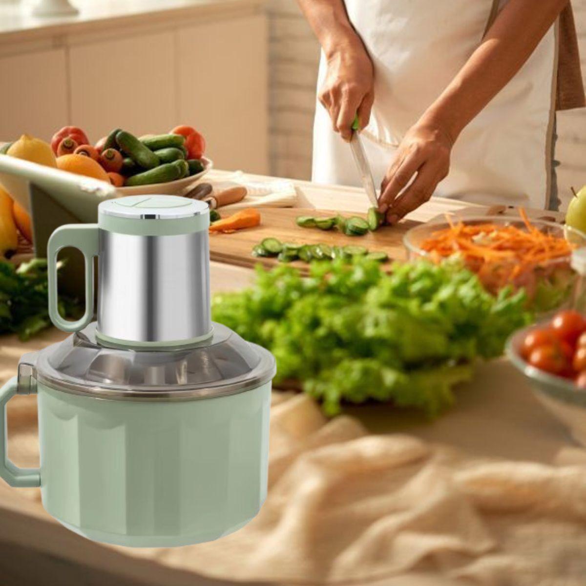 Procesador Alimentos Versátil Potente Preparación Cocina Jhn-4