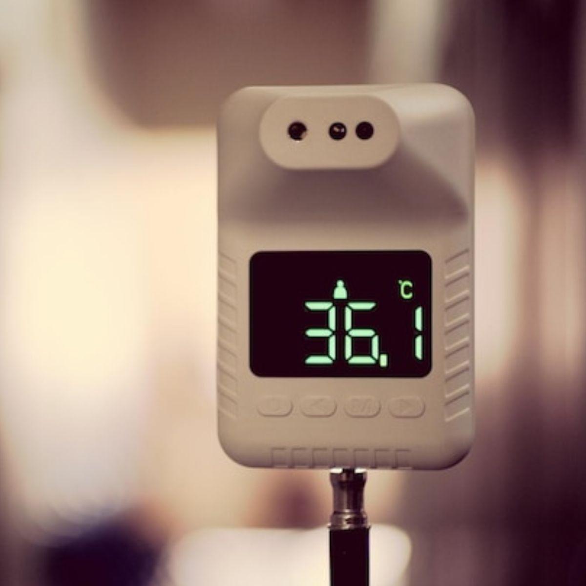 TERMOMETRO INFRARROJO DE PARED SIN CONTACTO MODERNO LAU-9