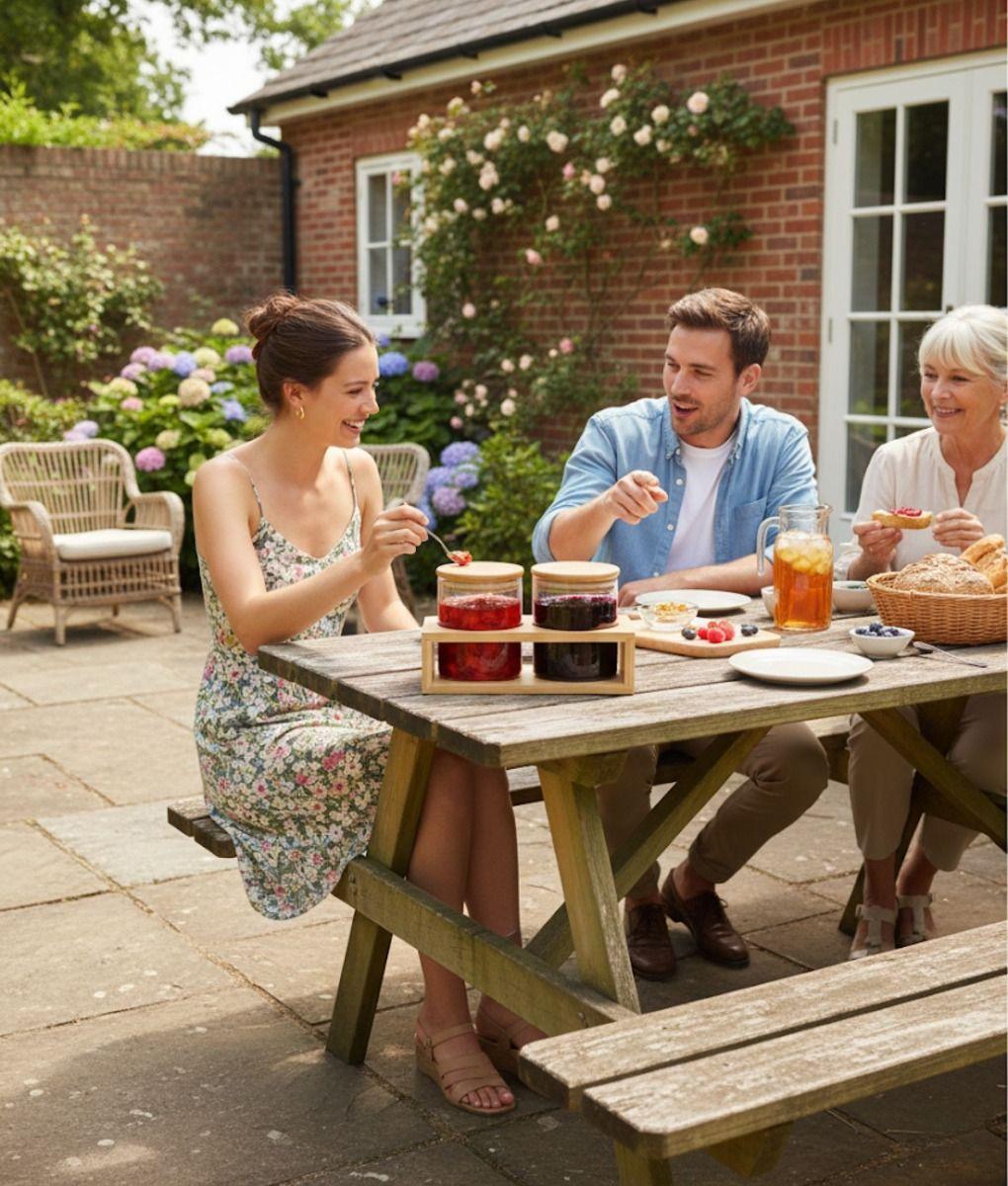 Frasco Almacenamiento Moderno Contenedor Organización Jhn-4