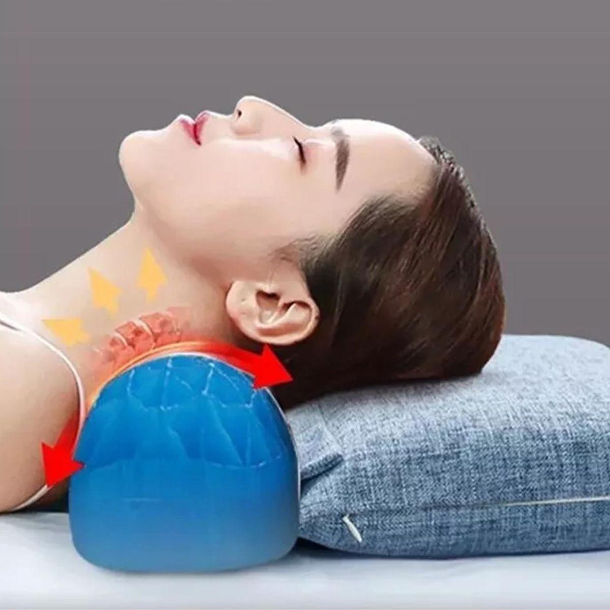 ALMOHADA COJIN CERVICAL DOLOR CUELLO GEL ERGONOMICO  LAU-7