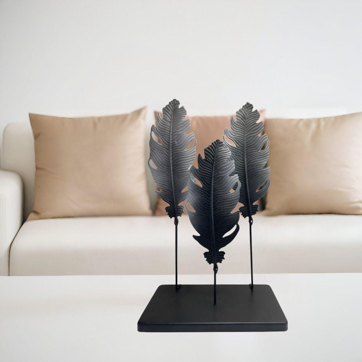 Escultura Hojas Estilo Europeo Decoración Hogar Creativa Jhn-5