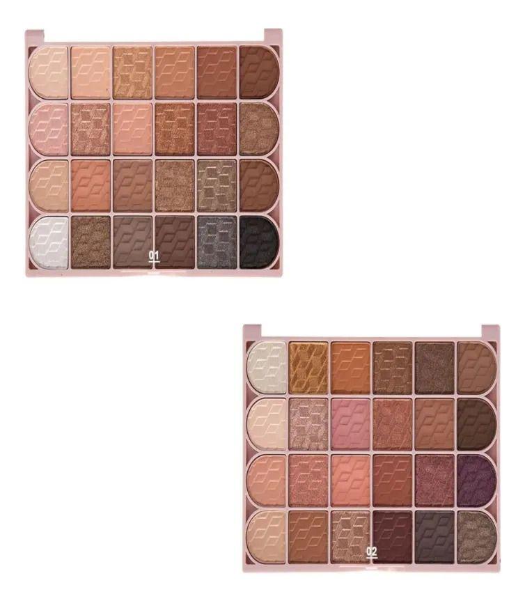 Sombra de Ojos Mate Satinado Brillante Maquillaje Lau-2