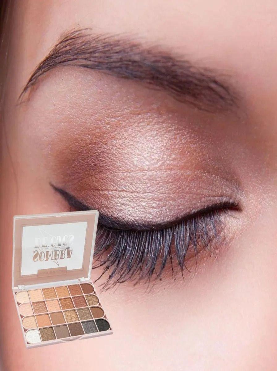 Sombra de Ojos Mate Satinado Brillante Maquillaje Lau-5