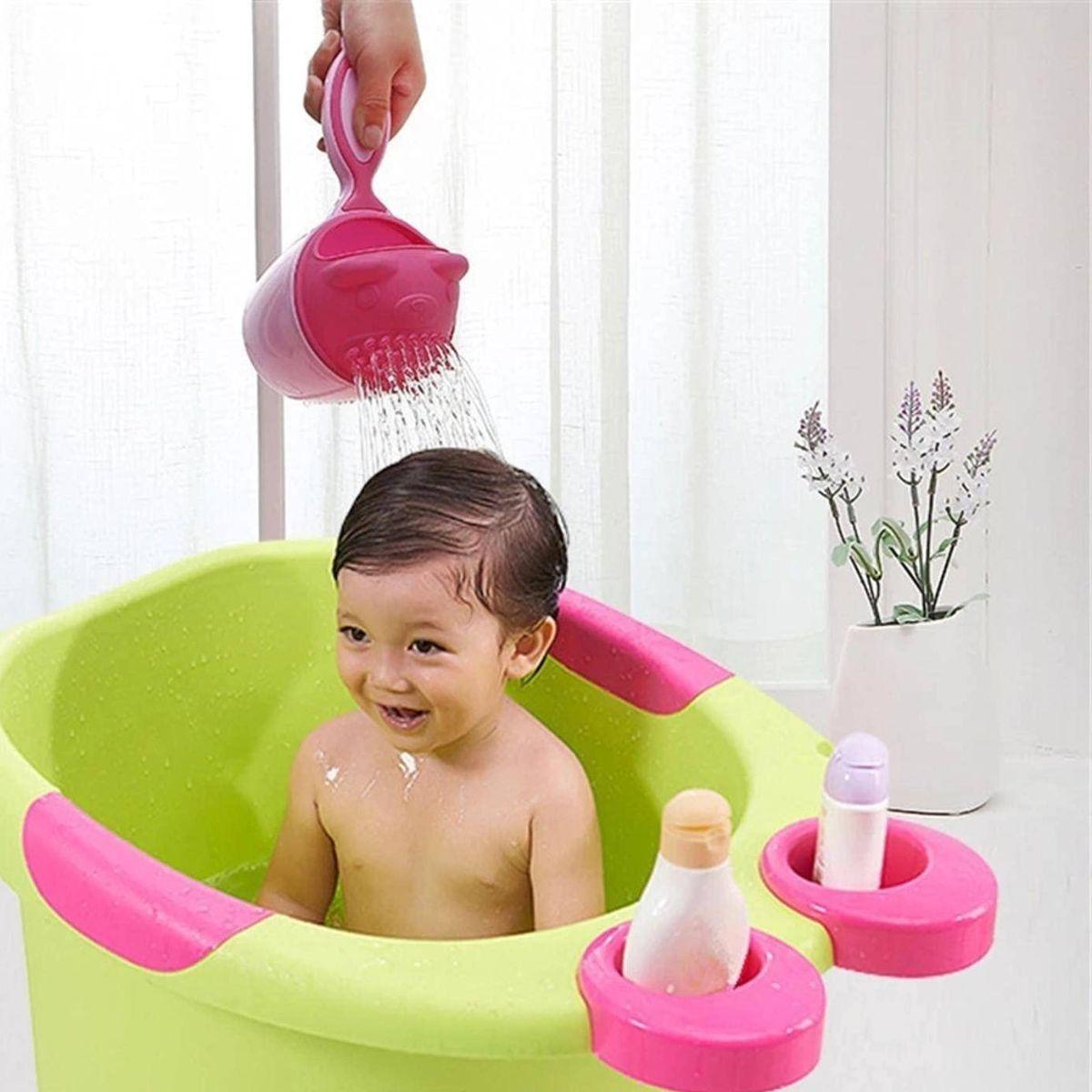 SET 6 JUGUETE TAZA ENJUAGUE CHAMPU FORMA CASCADA SUAVE LAU-6