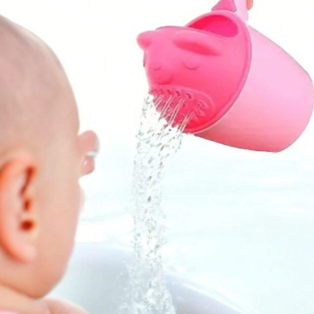 SET 6 JUGUETE TAZA ENJUAGUE CHAMPU FORMA CASCADA SUAVE LAU-8