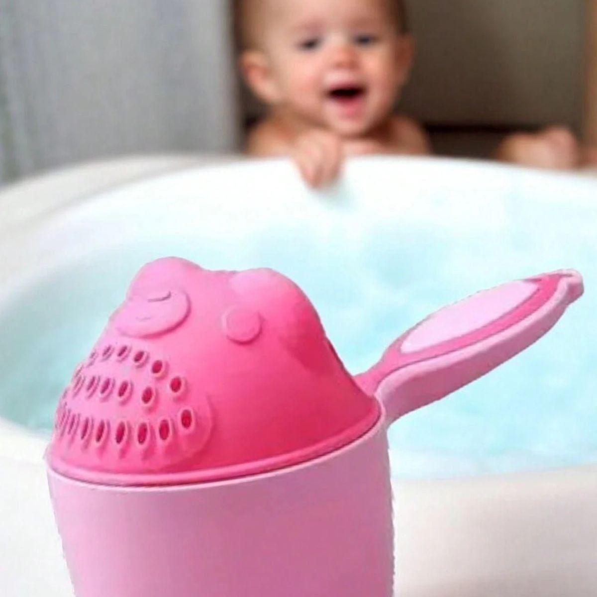 SET 6 JUGUETE TAZA ENJUAGUE CHAMPU FORMA CASCADA SUAVE LAU-9