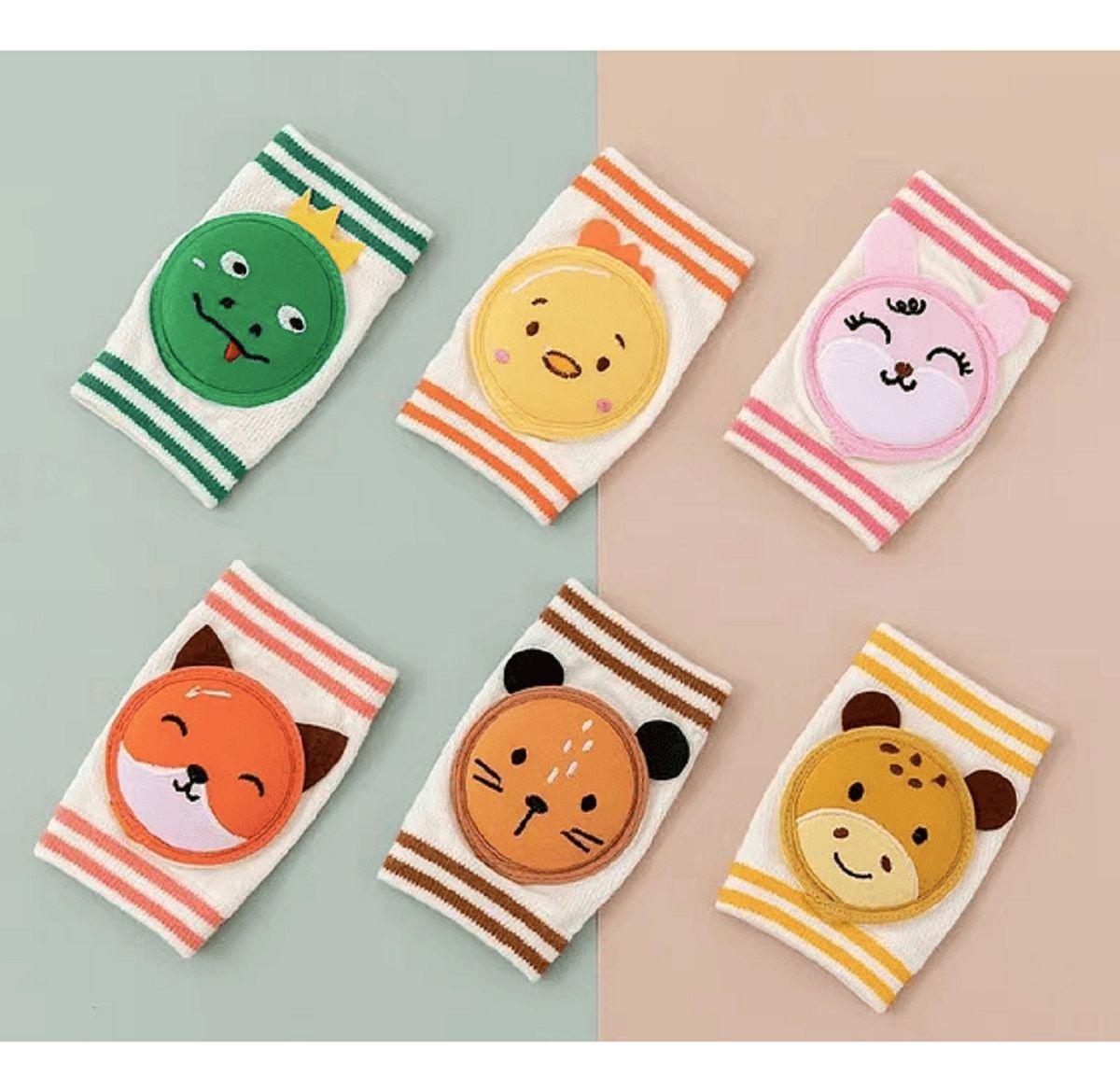 Set 3 Rodilleras Algodón Proteccion Antideslizante Bebe Lau-9