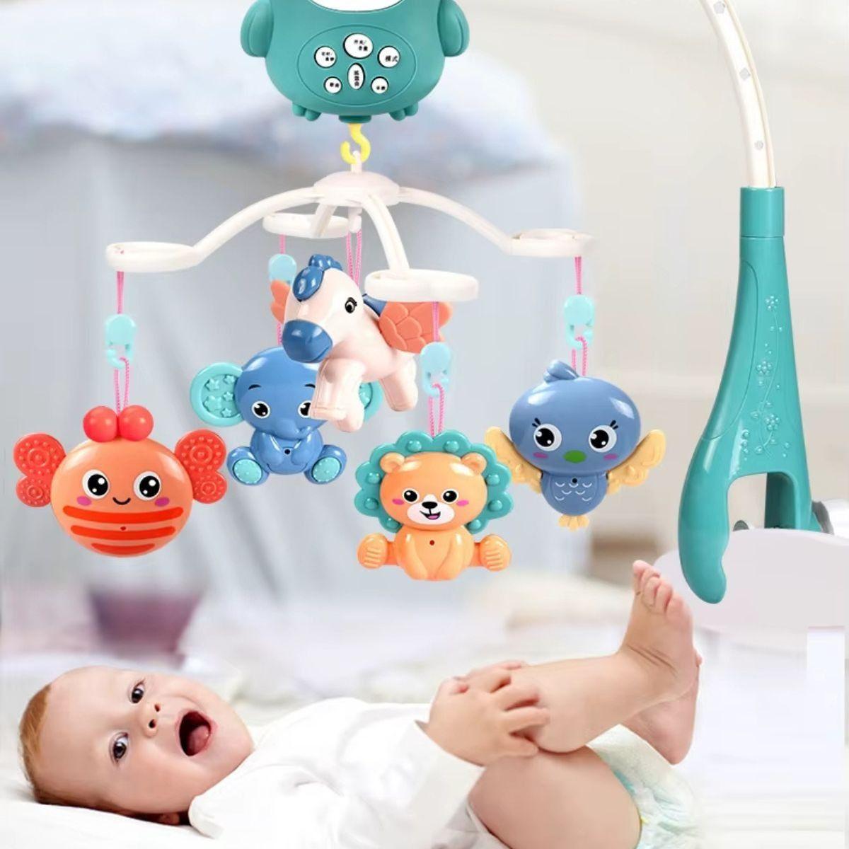 MOVIL MUSICAL PARA CUNA BEBE ESTIMULACION VISUAL LAU-2