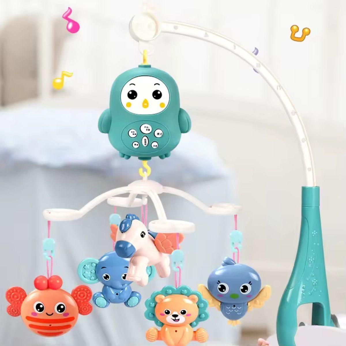 MOVIL MUSICAL PARA CUNA BEBE ESTIMULACION VISUAL LAU-6