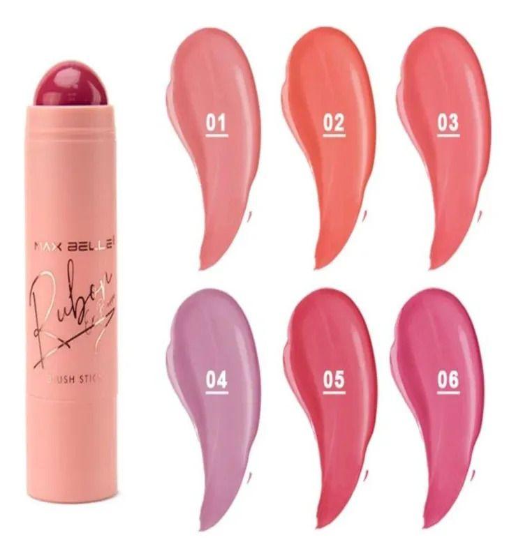 Pack 2 Rubor en Crema Glow Blush Stick Maquillaje Lau-3
