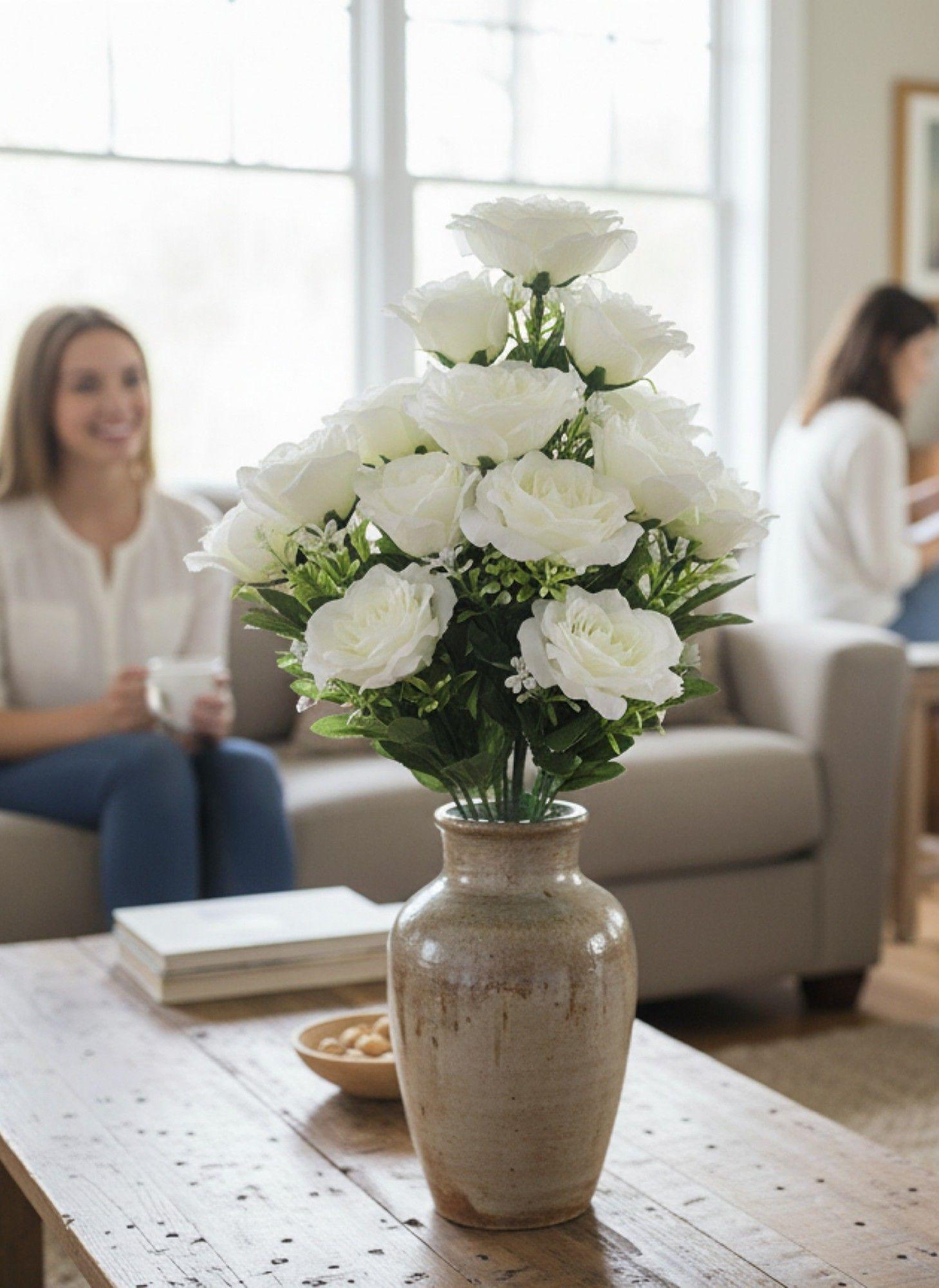 Flores Artificiales Ramo Floral Decorativo Adorno Jhn-2