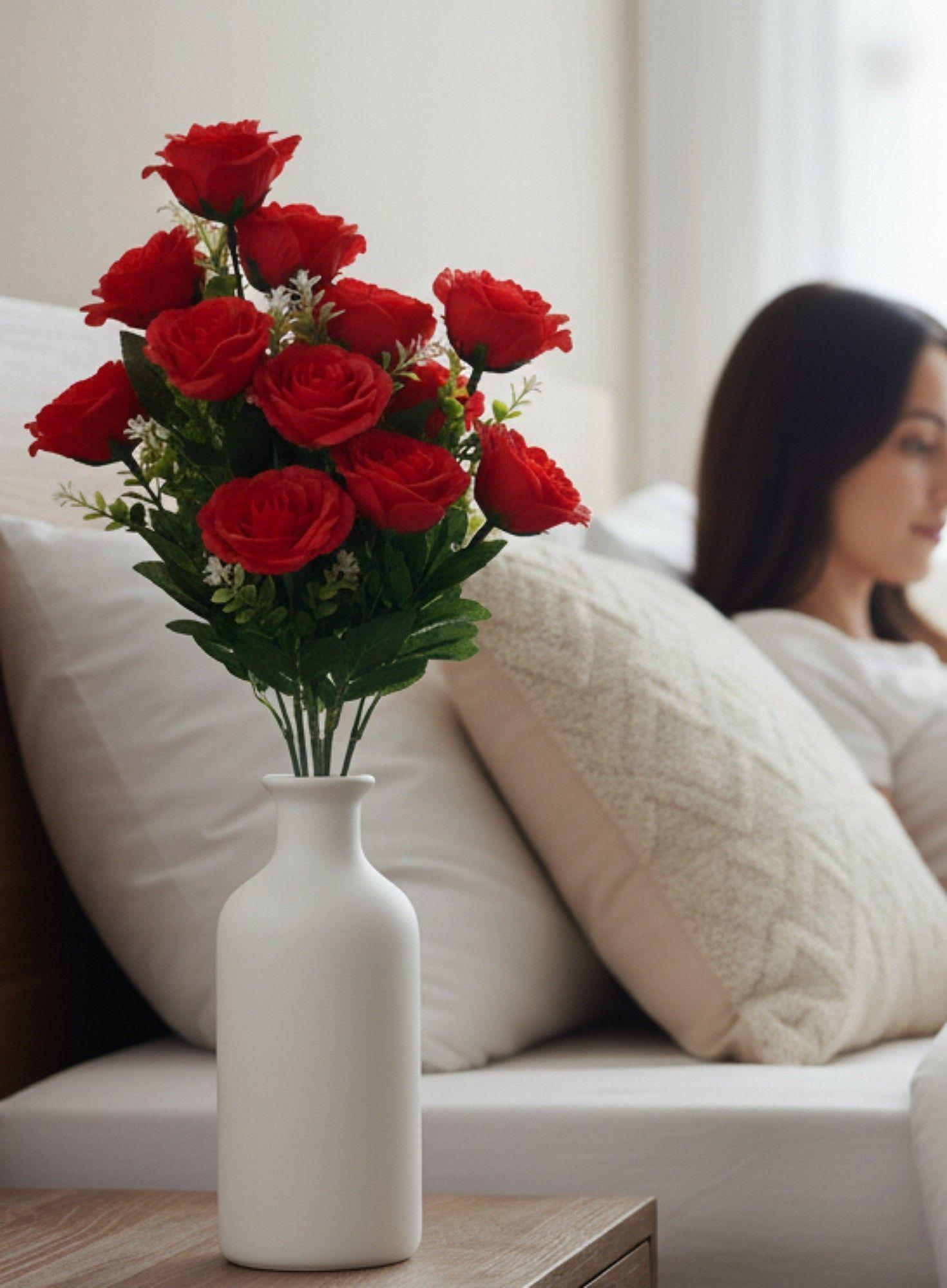 Flores Artificiales Ramo Floral Decorativo Adorno Jhn-3