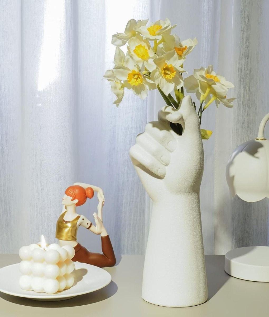 Florero Decorativo Minimalista Mano Levantada Hogar Jhn-7