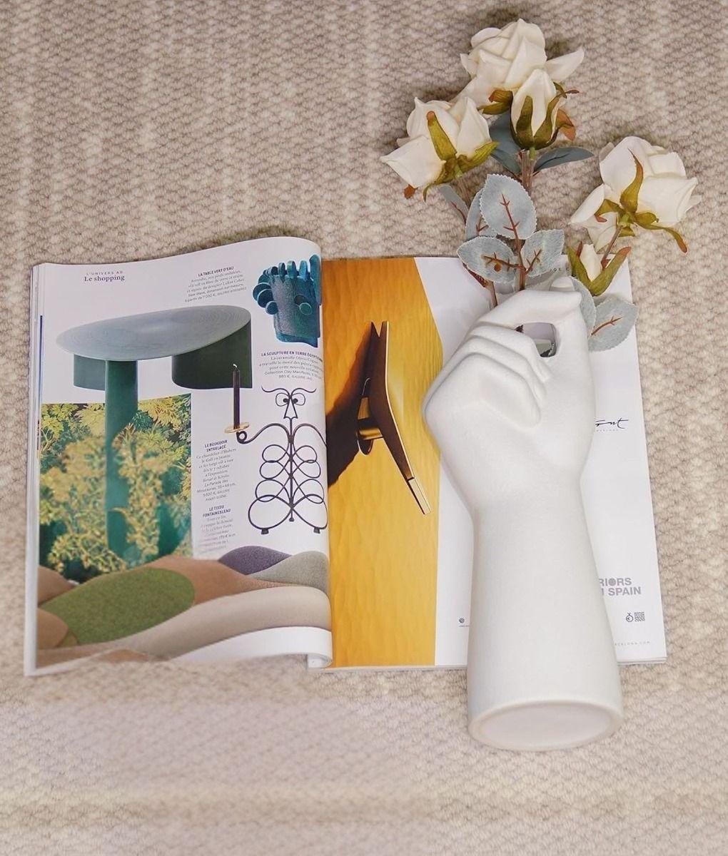 Florero Decorativo Minimalista Mano Levantada Hogar Jhn-9