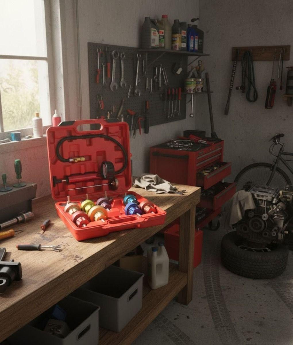 Kit Refrigeración Medidor Diagnóstico Fugas Auto Jhn-7