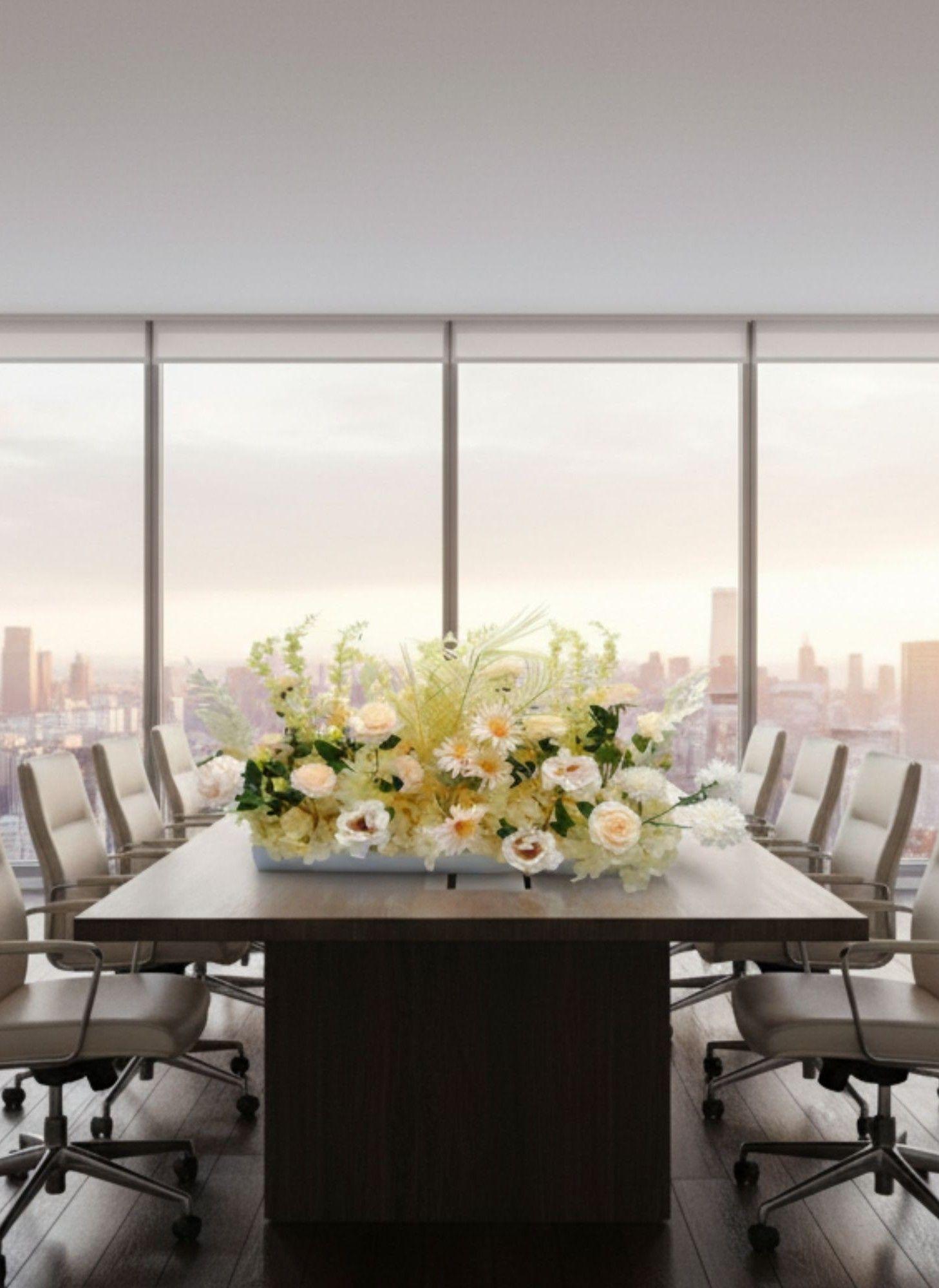 Flores Artificiales Decorativas Arreglo Floral Adorno Jhn-4