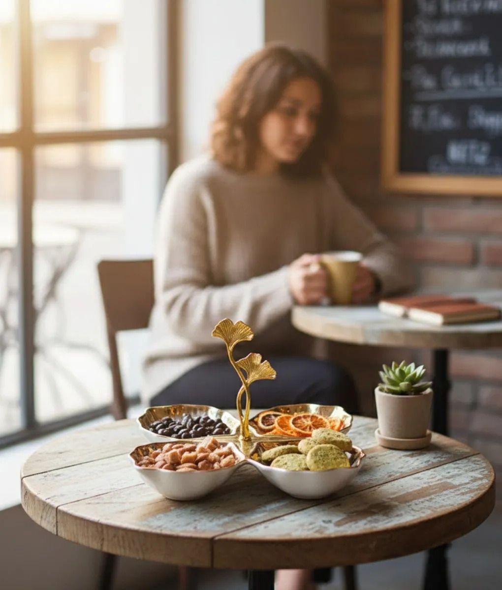 Bandeja Decorativa Servir Diseño Marino 4 Compartimentos Jhn-2