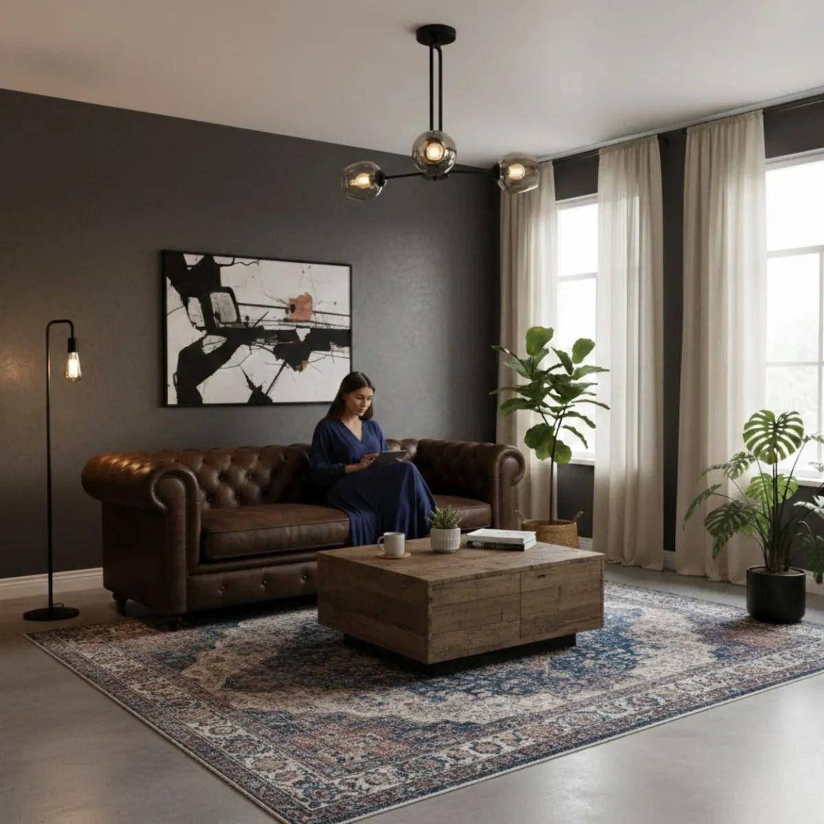 Lámpara Techo Diseño Minimalista Contemporáneo Hogar Jhn-6