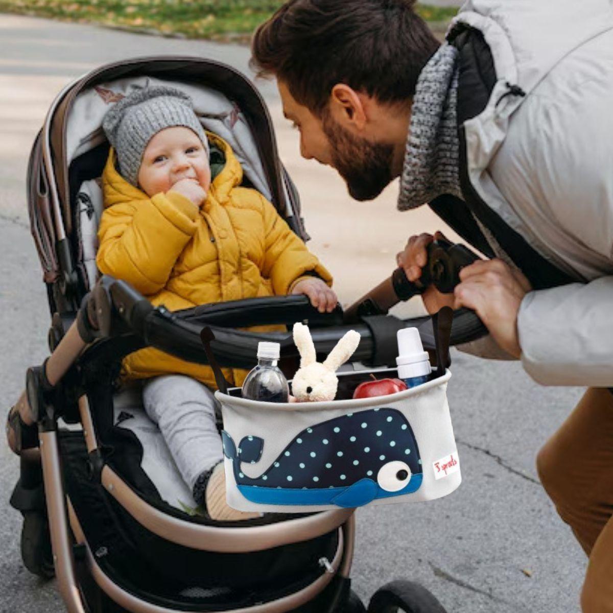ORGANIZADOR DE CARRITO PRACTICO PASEO BEBE LAU-3