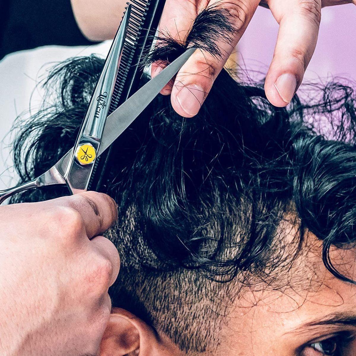 SET 3 TIJERAS PROFESIONALES CORTE CABELLO COMODA LAU-9