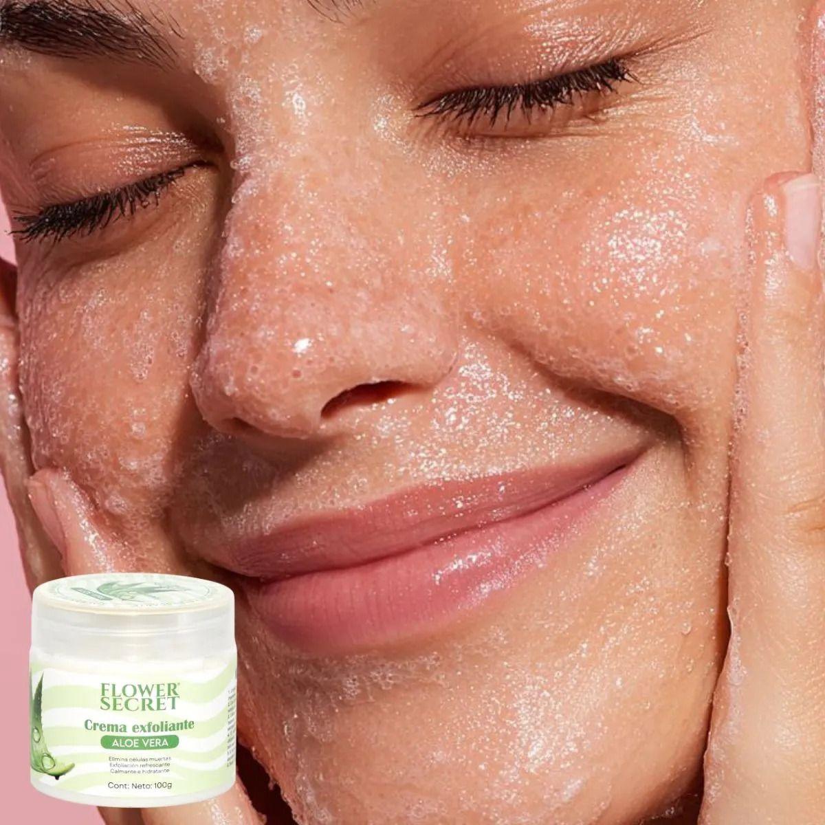 PAQ 12 CREMAS EXFOLIANTE FACIAL ALOE VERA LIMPIEZA LAU-8