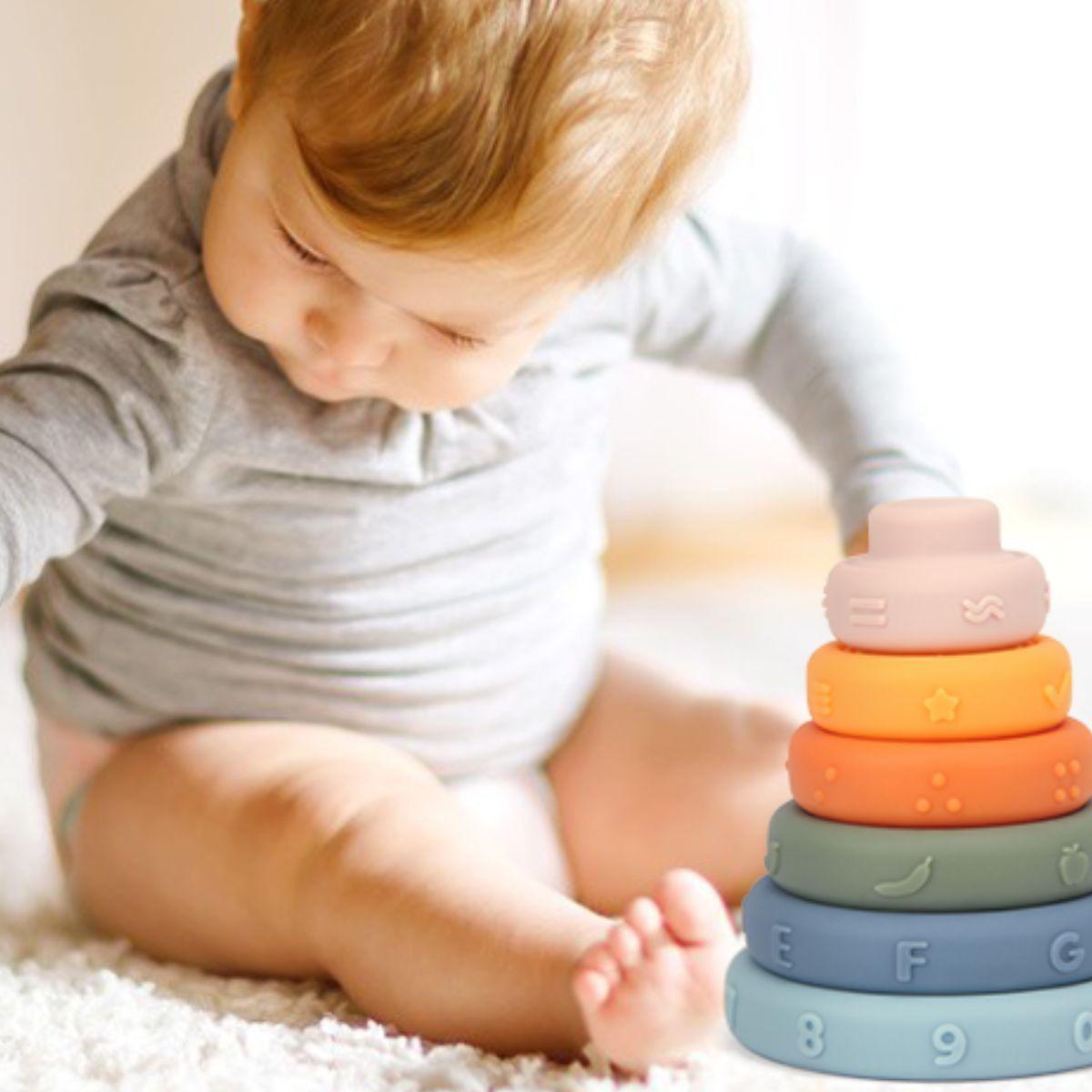 JUGUETE ANILLOS APILABLES SENSORIAL EDUCATIVO BEBE LAU-2