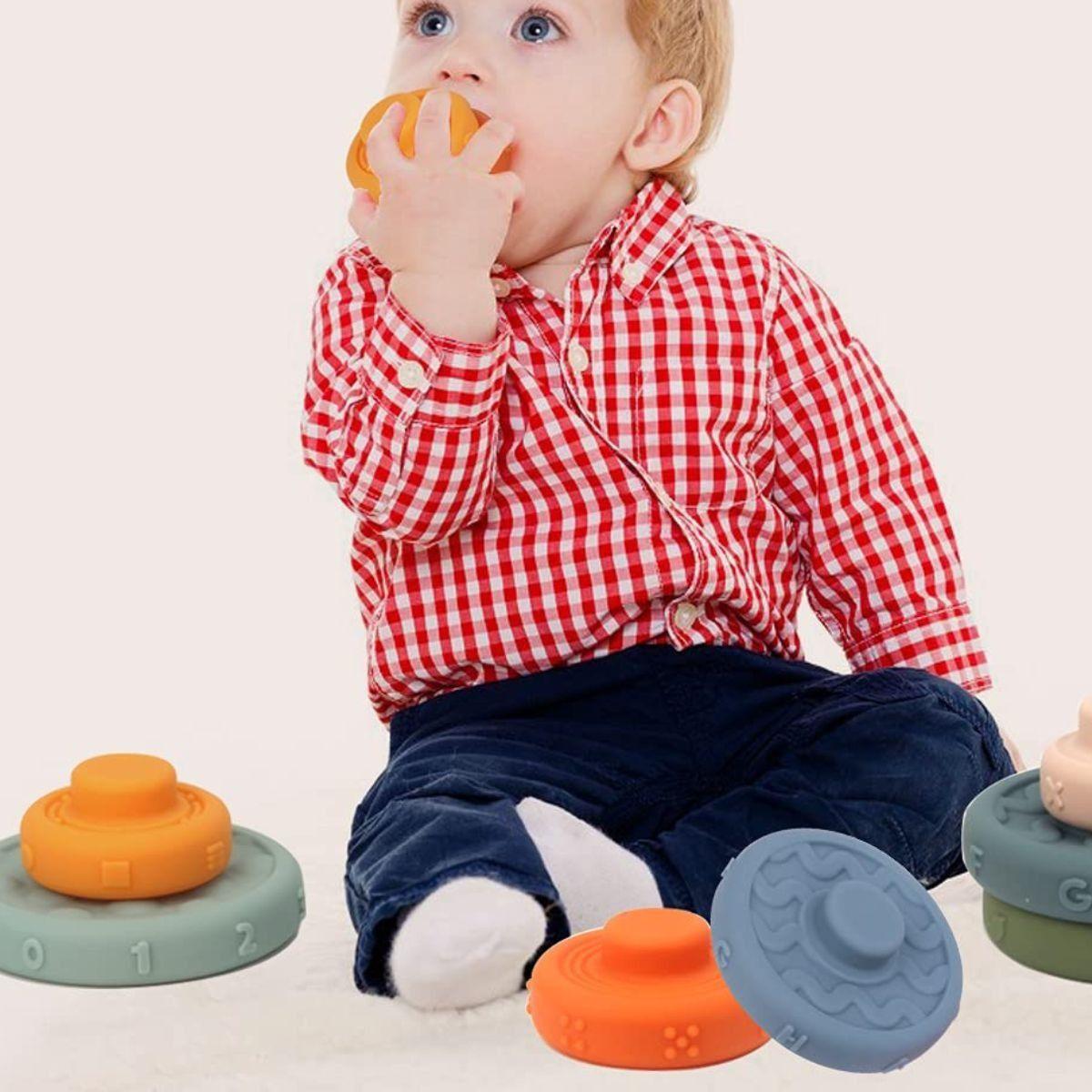 JUGUETE ANILLOS APILABLES SENSORIAL EDUCATIVO BEBE LAU-6