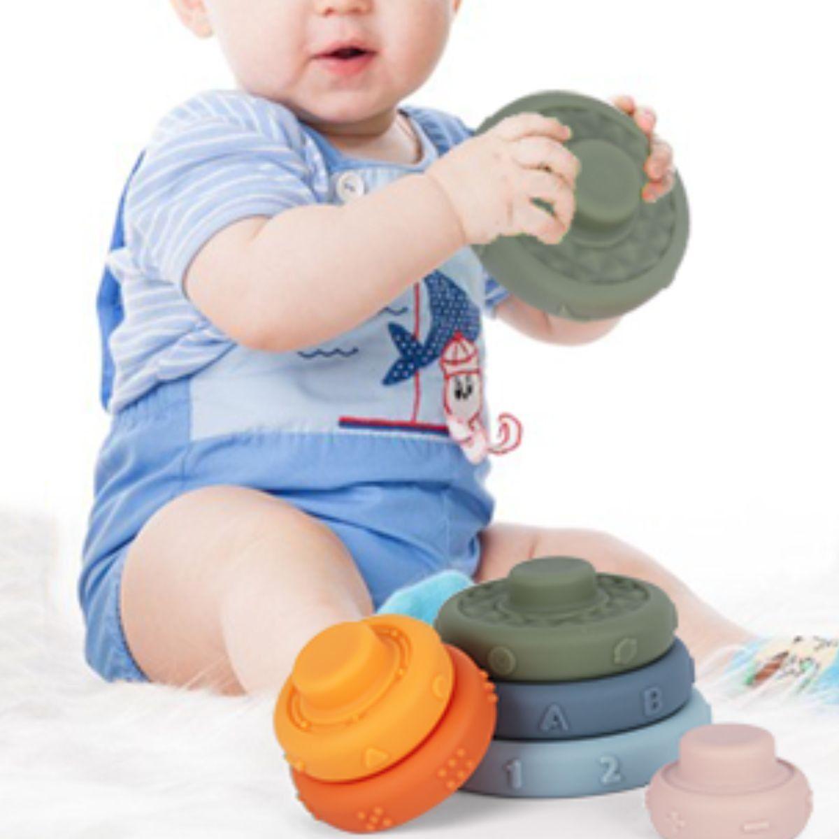 JUGUETE ANILLOS APILABLES SENSORIAL EDUCATIVO BEBE LAU-8