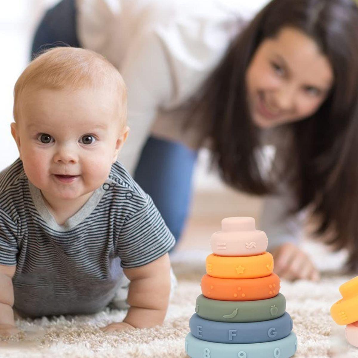 JUGUETE ANILLOS APILABLES SENSORIAL EDUCATIVO BEBE LAU-9