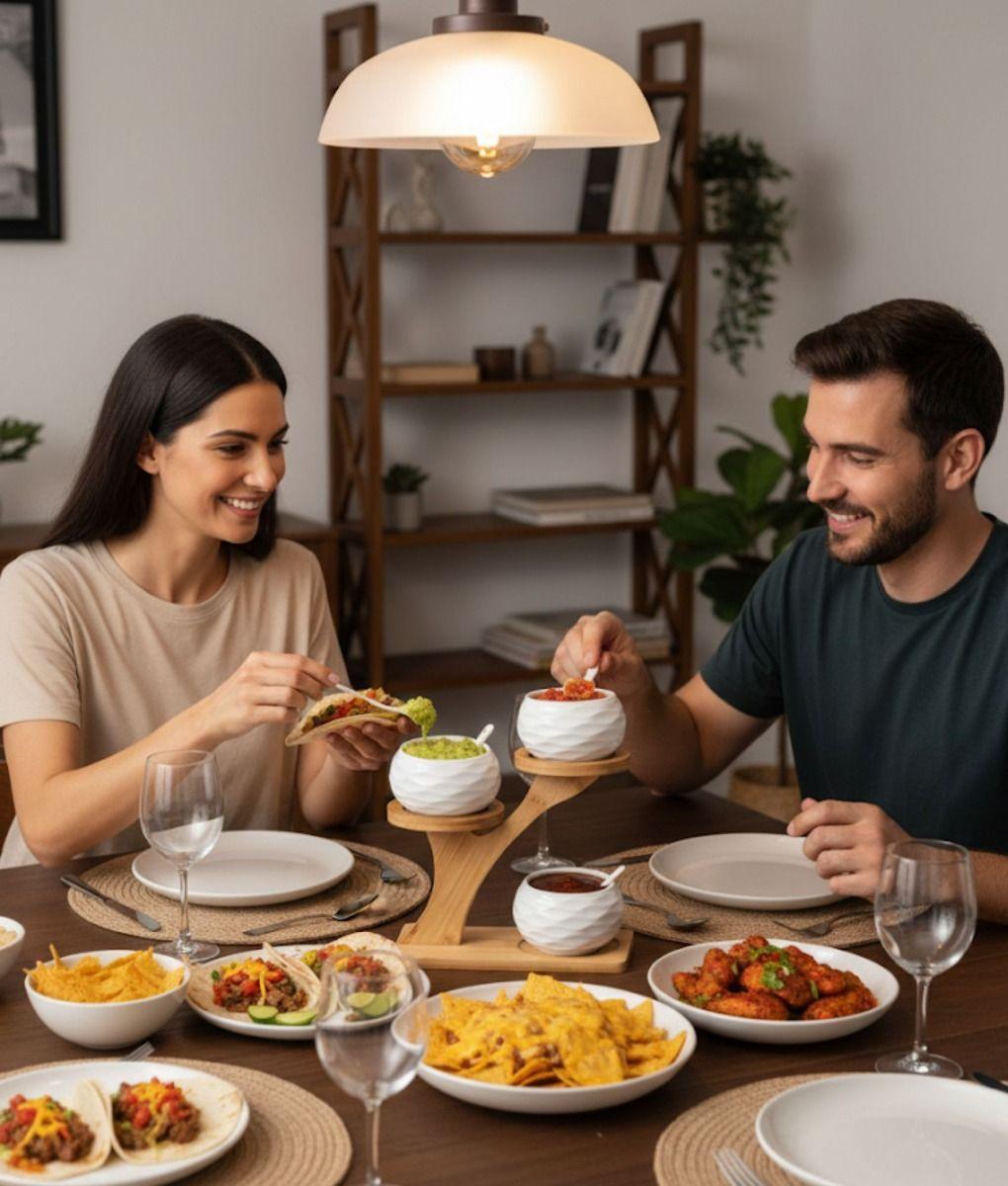 Juego Frasco Escalonado Organizador Contenedor Soporte Jhn-4