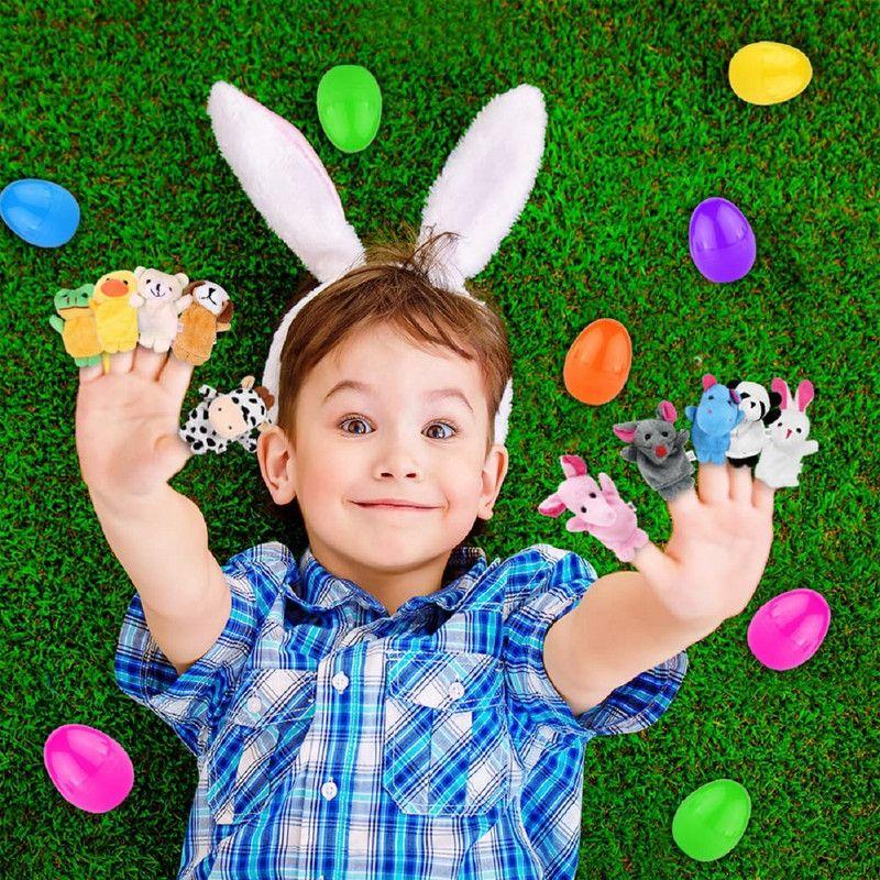 Set 2 Juguete Felpa Muñeco Dedo Divertido Titere Cuentos Lau-4