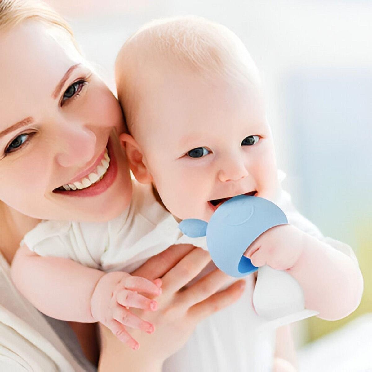 Set 3 Mordedor Forma Champiñon Sonido Denticion Bebes Lau-4