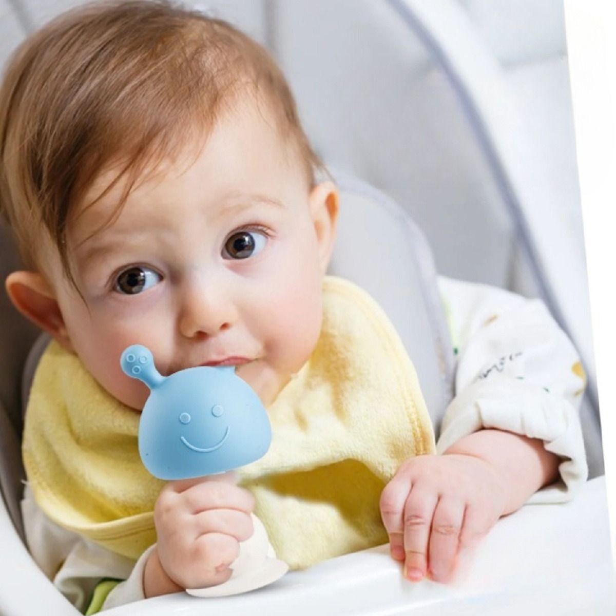 Set 3 Mordedor Forma Champiñon Sonido Denticion Bebes Lau-6